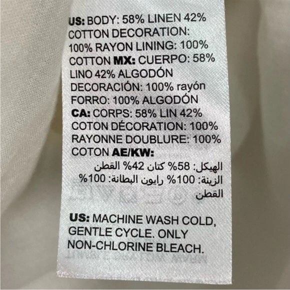 Chico's White and Brown Embroidered Tunic - Picture 7 of 8